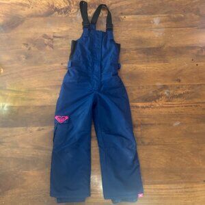 Roxy Girls Navy Ski/Snowboard Bib [6/7 Girls]